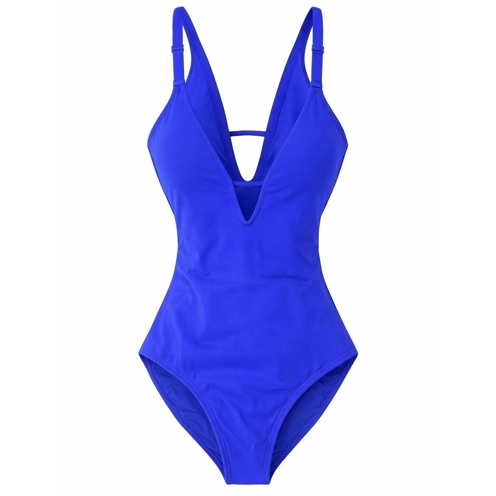 TA3‎ Plungey Blue Sculpting One Piece Swimsuit XXS NWT
